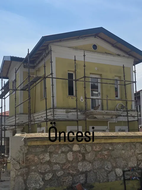 Villa dış cephe — öncesi