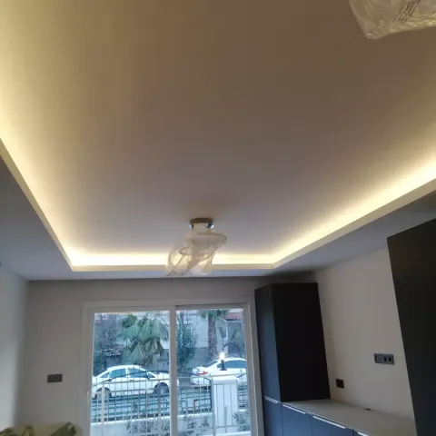Salon asma tavan ve gizli aydınlatma